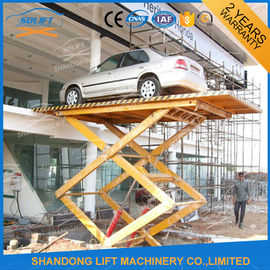 Customized Automotive Scissor Lift Villa Basement Lift For Parking