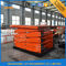 7M 2T Warehouse Cargo Loading Hydraulic Lift Platform Orange