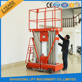 4 - 20 m Telescopic Boom Lift Rental , Aluminium Aerial Man Lift  Elevated Working Platforms
