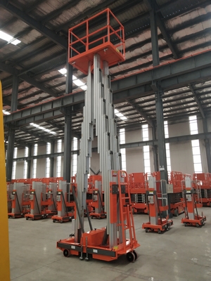 10 m trọng lượng nhẹ một người nâng máy nâng nền tảng làm việc trên không nhôm