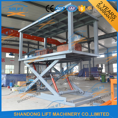2.5T 3m Hydraulic Scissor Car Parking Lift Double Deck Car Parking Lift Nền tảng