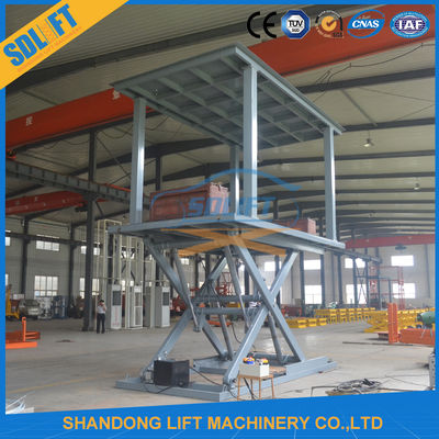 Thang xe hai tầng Thang xe đậu xe thủy lực cho 2 xe