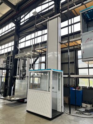 Thang máy nâng nền tảng dọc với hợp kim nhôm hoặc thép không gỉ