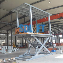 Thang nâng Scissor đôi 5T cho hệ thống đỗ xe 2 chỗ đậu xe