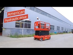 8M 450KG Electric Aerial Scissor Lift, nền tảng tự động CE ISO